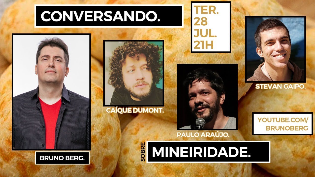 CONVERSANDO #08 Mineiridade c/ Bruno Berg, Caíque Dumont, Paulo Araújo e Stevan Gaipo