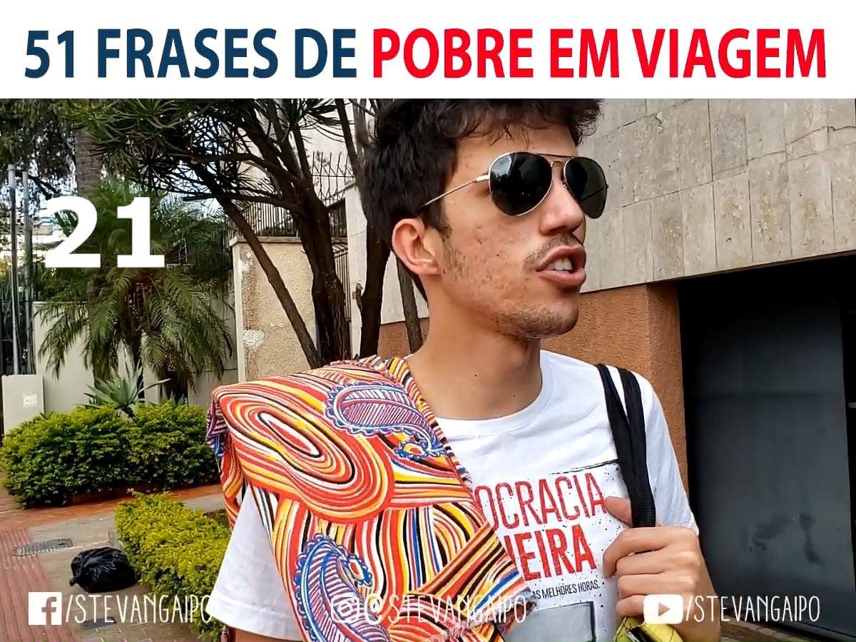 51 frases de pobre em viagem